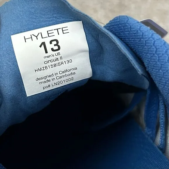 Hylete Circuit 2 Technical Athletic Training‎ Shoes Men's Size 13 Blue NEW