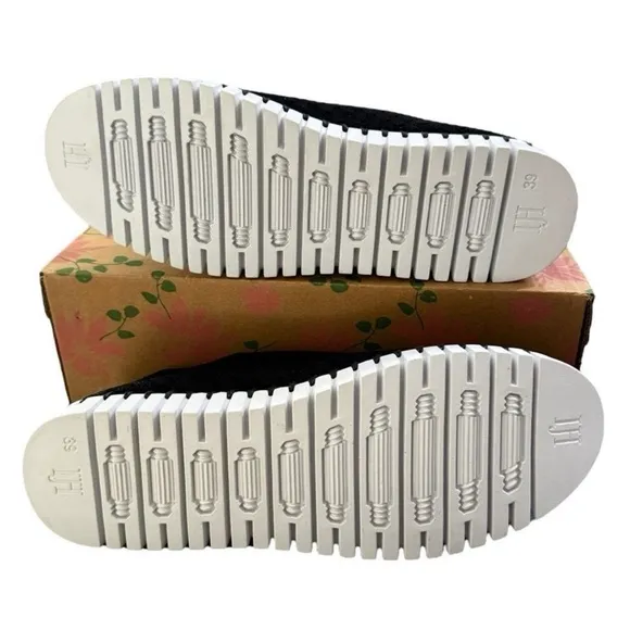 ILSE Jacobsen Hornbaek Perforated Tulip 139 Black Slip On Shoes Women 39 US 8.5