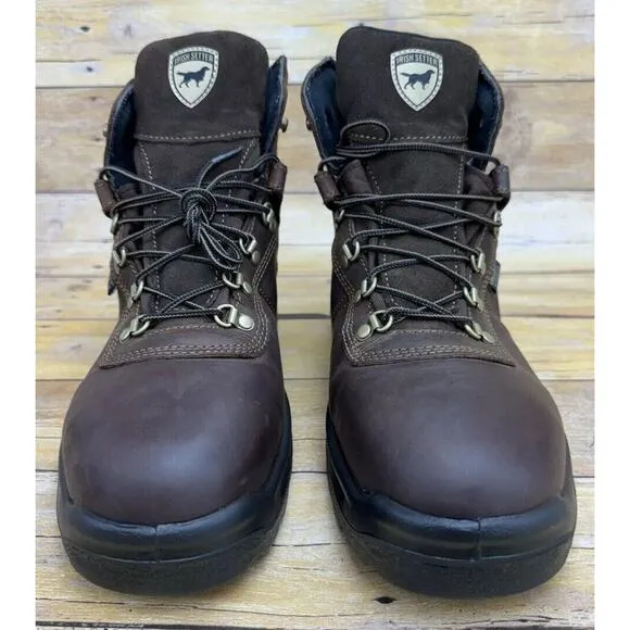 Irish Setter By Redwings Ely Waterproof Steel Toe Work Boots Men 10.5 Fast Ship