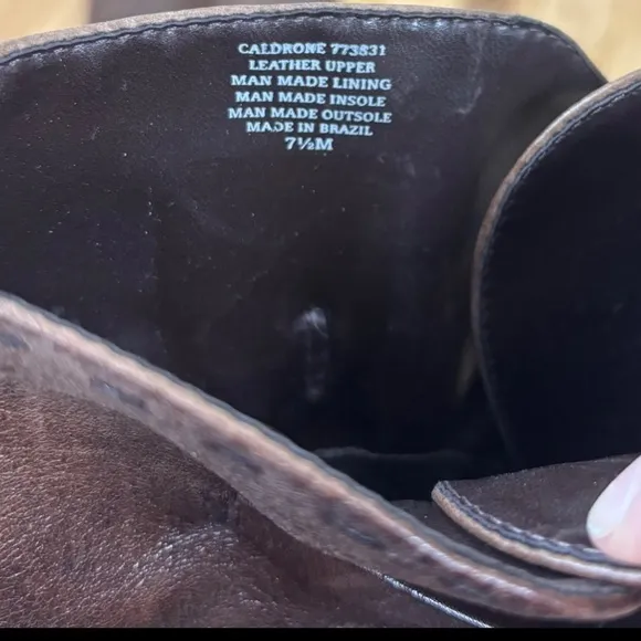 J. Jill Brown Leather Calderone Riding Boots Women’s Size 7.5