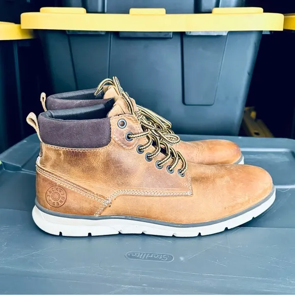 Jack &amp; Jones Leather Chukka Boots