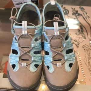 Jambu 6 blue sandals.