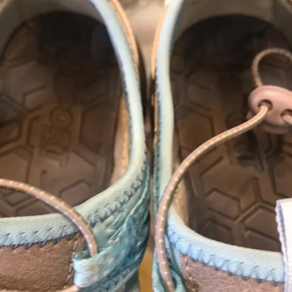 Jambu 6 blue sandals.