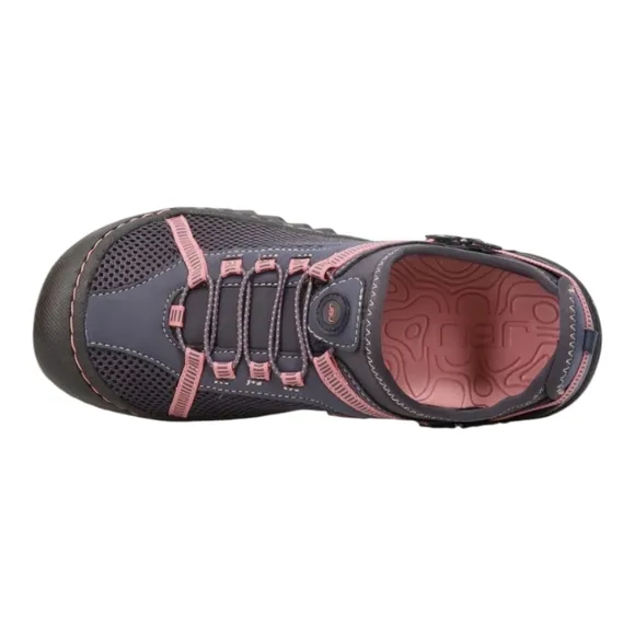 JBU Tahoe Water Ready Outdoor Shoes Dark Lavender/Brick Size 9 NIB