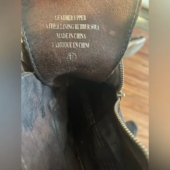Jeffrey Campbell Leather Triple Buckle Boots