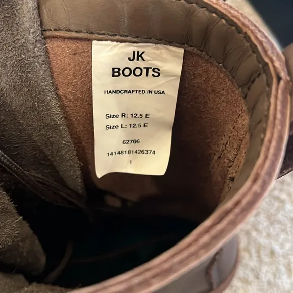 JK Boots - Men’s Climber Boots - Size 12.5 E - Worn Once!