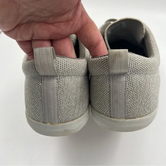 Johnnie-O Men’s Techknit Cloud Woven Nylon Slip-On Sneakers Gray 13M Shoes