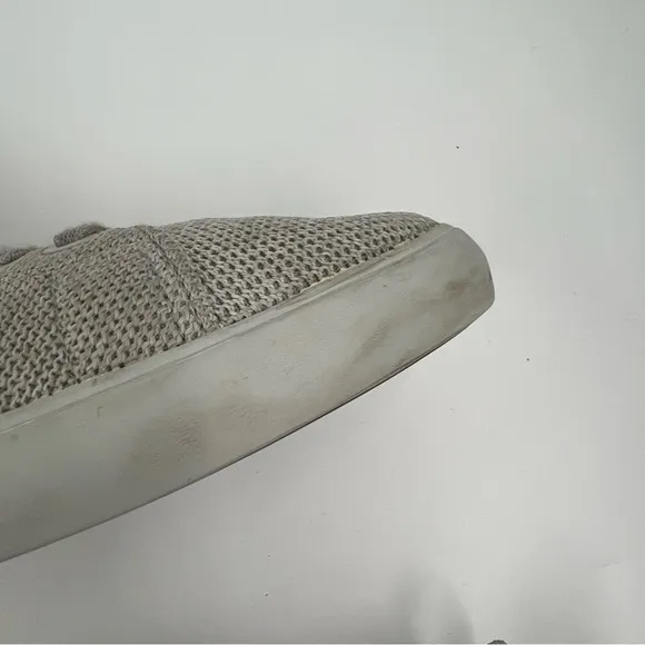 Johnnie-O Men’s Techknit Cloud Woven Nylon Slip-On Sneakers Gray 13M Shoes