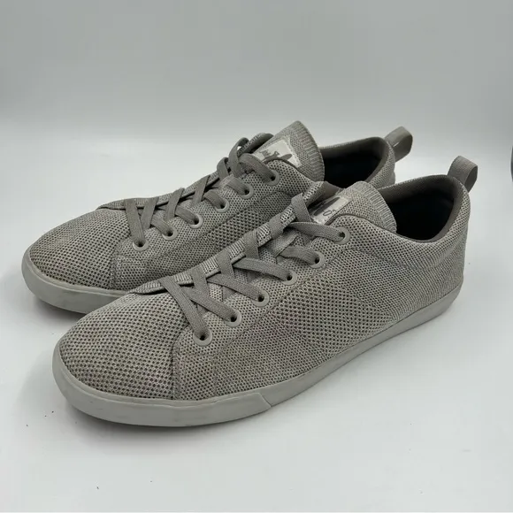 Johnnie-O Men’s Techknit Cloud Woven Nylon Slip-On Sneakers Gray 13M Shoes
