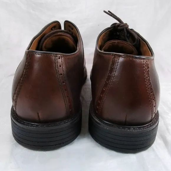 Johnston &amp; Murphy Brown Leather Sheepskin SHOES Mens Size 10M Waterproof XC4