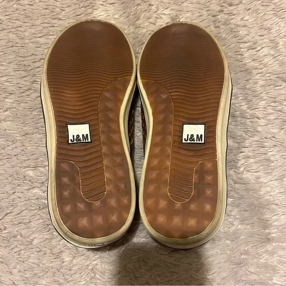 Johnston &amp; Murphy McGuffey woven plain toe shoes. Size 11.5 men's.