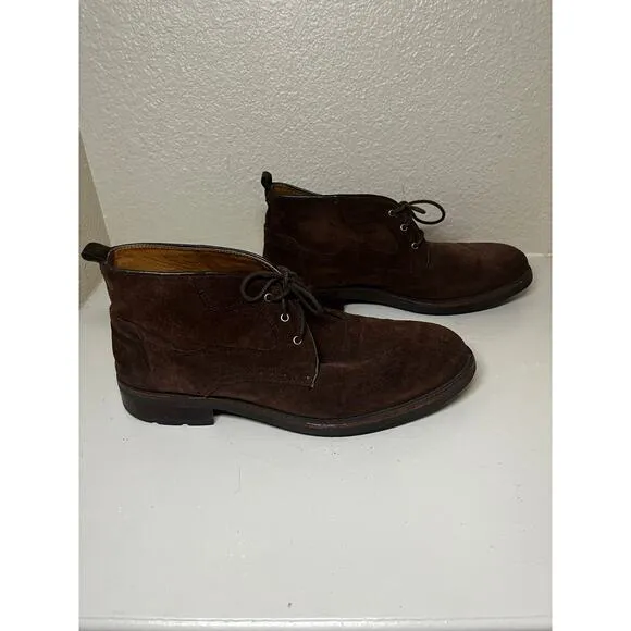 Johnston &amp; Murphy Men’s Brown Ankle Lace Up Chukka Boots size 10.5
