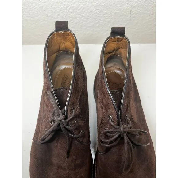 Johnston &amp; Murphy Men’s Brown Ankle Lace Up Chukka Boots size 10.5