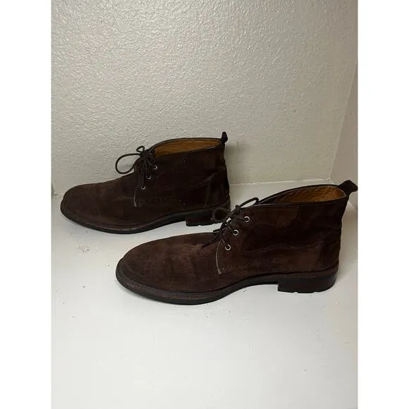 Johnston &amp; Murphy Men’s Brown Ankle Lace Up Chukka Boots size 10.5