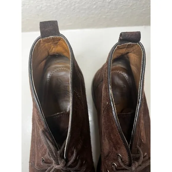 Johnston &amp; Murphy Men’s Brown Ankle Lace Up Chukka Boots size 10.5