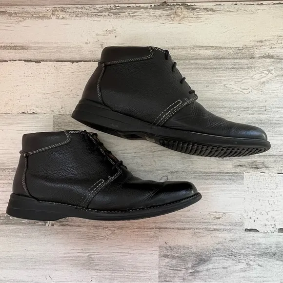 Johnston &amp; Murphy Men’s Hunley Chukka Lace Up Boots Size 11M In Black