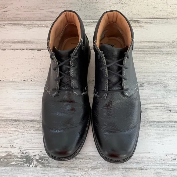 Johnston &amp; Murphy Men’s Hunley Chukka Lace Up Boots Size 11M In Black