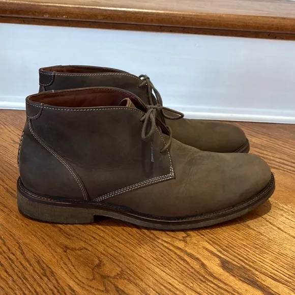 Johnston and Murphy Men’s Oiled Leather Boots Sz 10.5M