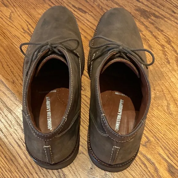 Johnston and Murphy Men’s Oiled Leather Boots Sz 10.5M