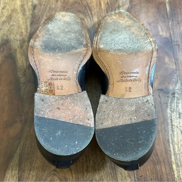 Jose Real Black Berlina Cap Toe Shoes