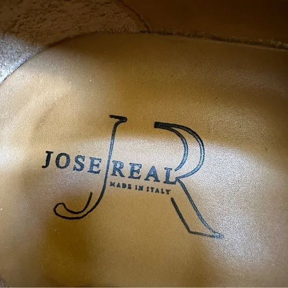 Jose Real Black Berlina Cap Toe Shoes