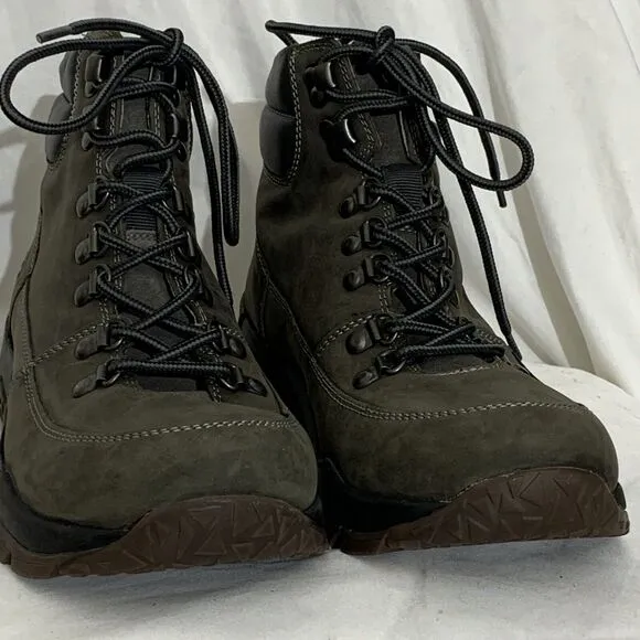 Josef Seibel Phillip 01 Lace Up Boots Mens 42 Asphalt Grey Kombi US 10