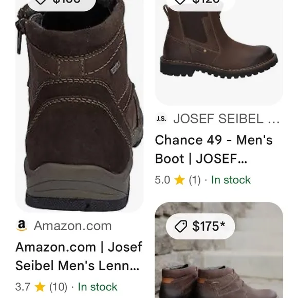 Joseph Seibel Men’s New boots