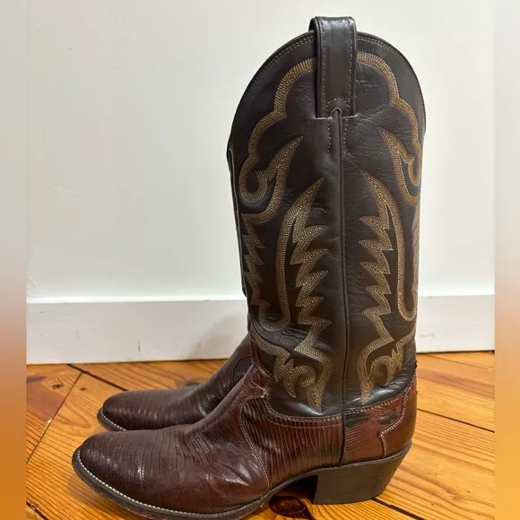 Justin Cowboy Boots 8308 Iguana Skin
