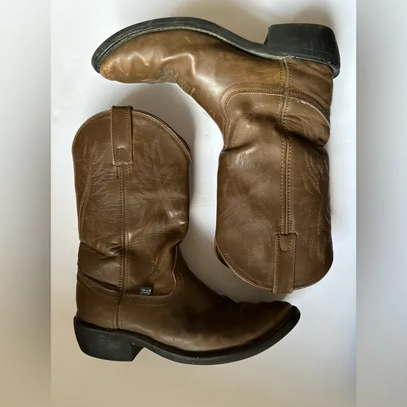 Justin Cowboy Boots Men’s 10 EE Brown