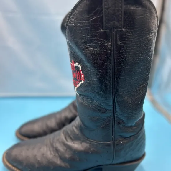 Justin men 10 exotic don’t mess with Texas cowboy boots