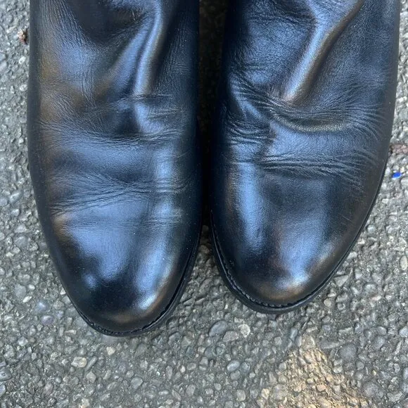 Justin Men's Black Jackson Roper Cowboy Boots Style 3133 Size 10 EE