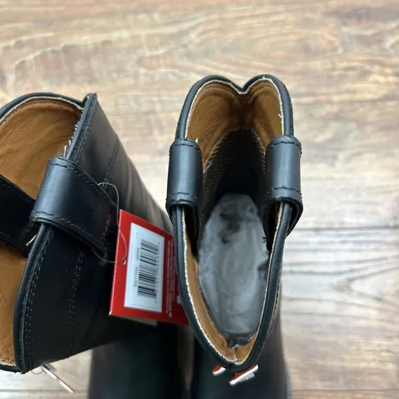 Justin SE770 Black Leather Roper Cowgirl Western Boots Women 6.5 B NWT NO BOX