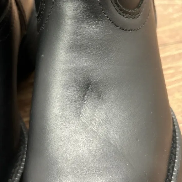 Justin SE770 Black Leather Roper Cowgirl Western Boots Women 6.5 B NWT NO BOX