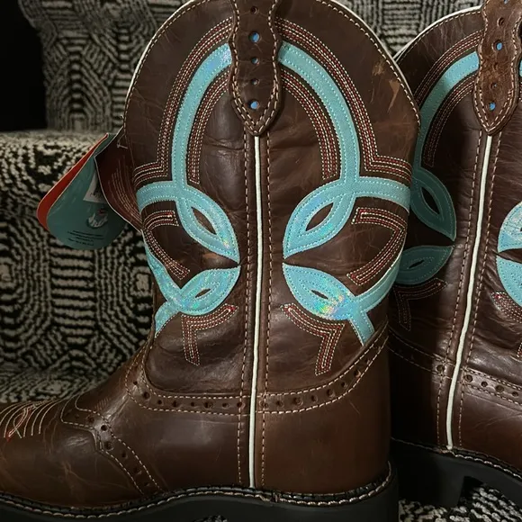 Justin Size 6B(Average Width) Leather Boots
