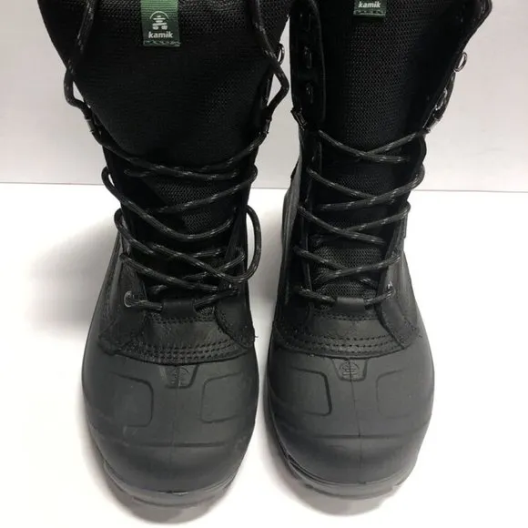 Kamik Men’s The State, Black Winter Boots, Size 10M