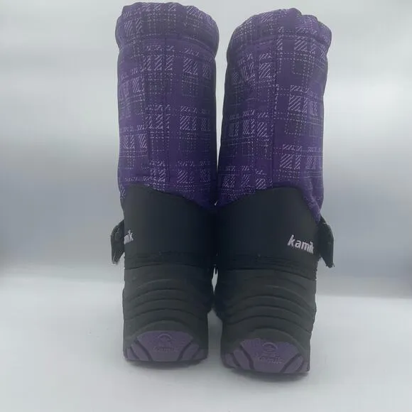 Kamik Rocket 2 Cold Snow Boots Winter Insulated Purple Girls Youth 2