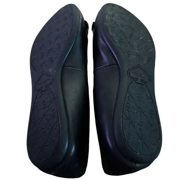 Kate Spade Women's Black Ballerinas Size 10 Slip-On Flats Casual