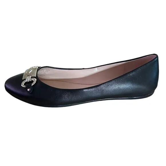 Kate Spade Women's Black Ballerinas Size 10 Slip-On Flats Casual