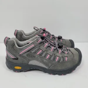 Keen Gray Pink Outdoor Active Kid's Shoes US Size 1 NWOT
