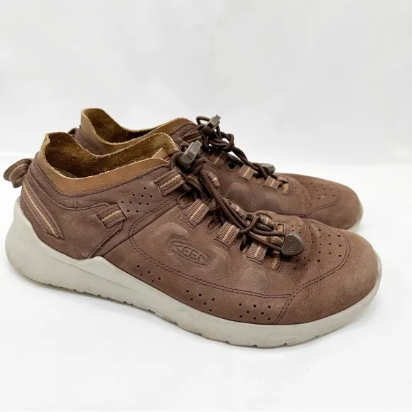 Keen Highland Men’s waterproof shoes chestnut brown hiking size 7.5