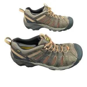 Keen Men's Brown &amp; Orange Hiking &amp; Utility Shoes Size 10.5