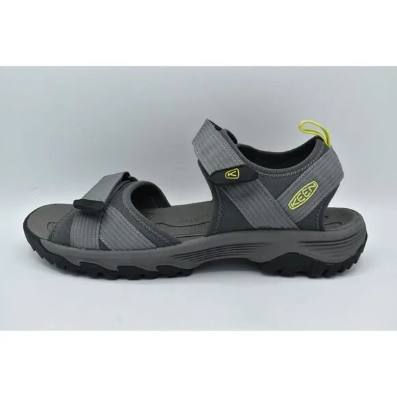Keen Mens Size 11.5 Targhee III Open Toe H2 Steel Grey Sandals Shoes