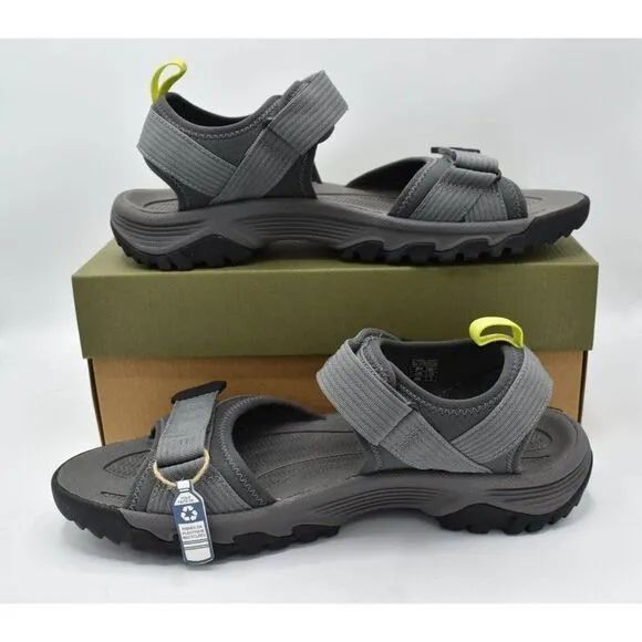 Keen Mens Size 11.5 Targhee III Open Toe H2 Steel Grey Sandals Shoes