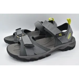 Keen Mens Size 11.5 Targhee III Open Toe H2 Steel Grey Sandals Shoes