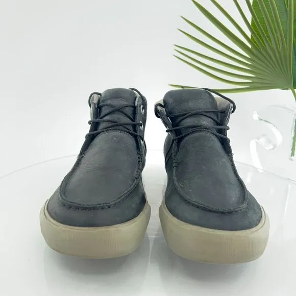 Keen Men’s Timmons Chukka Boots 10 Black Nubuck Leather Lace Up Casual Shoes