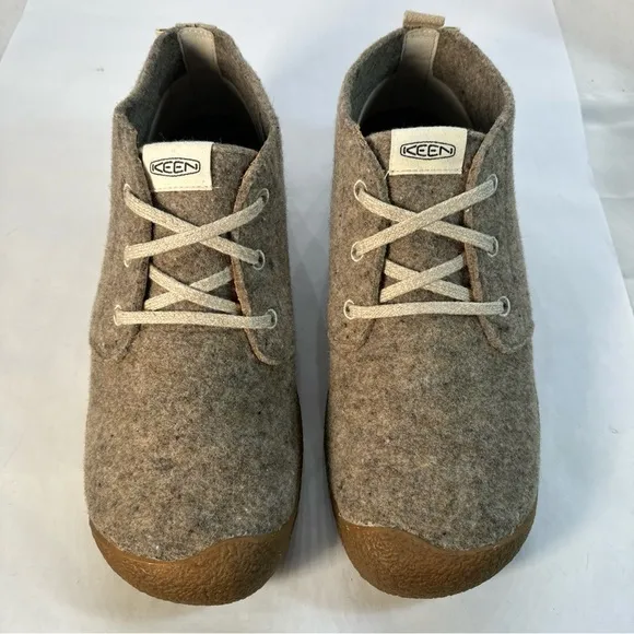 Keen Mosey Wool Chukka Boots Taupe Felt/Birch 1026806 Men’s Size 12