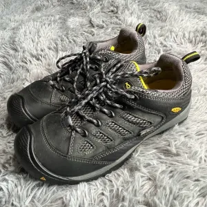 KEEN Shoes Mens 7.5 Utility Tucson Low Steel Toe Work Black Waterproof Keen Dry
