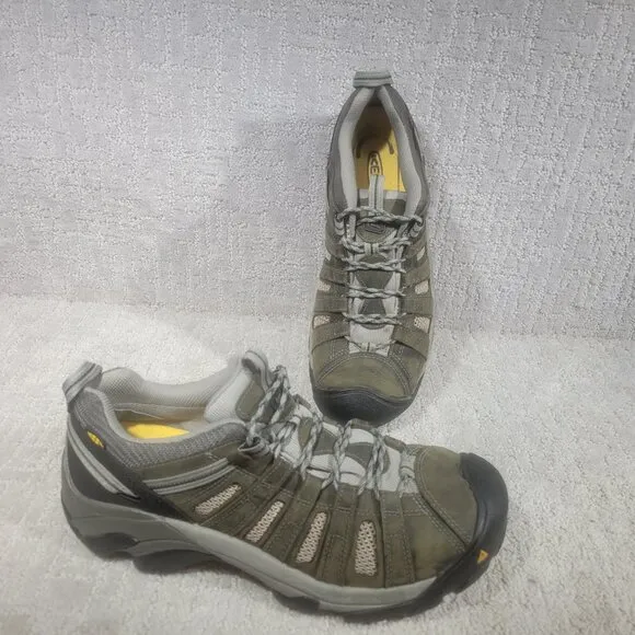 KEEN Utility ASTM F2413-11 Mens Size 12EE Steel Toe Low Work Safety Hiking Shoes