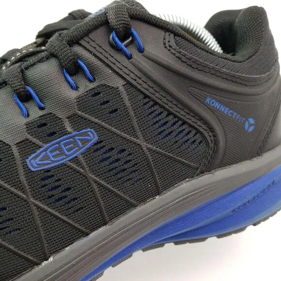 Keen Utility Womens Size 8.5 Black Blue Steel Toe Work Boot Shoes ASTM F2413-18