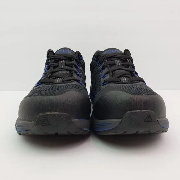 Keen Utility Womens Size 8.5 Black Blue Steel Toe Work Boot Shoes ASTM F2413-18